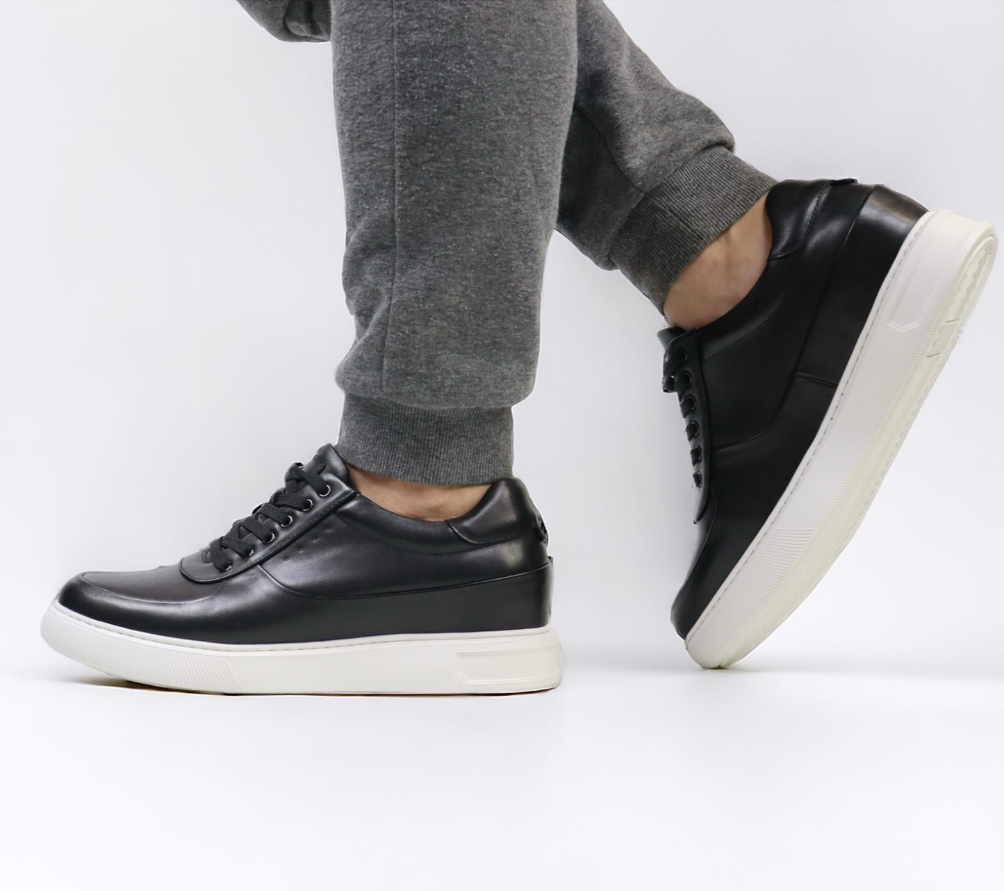 Volo Alte Samba Klasik Hitam | 6cm Lebih Tinggi