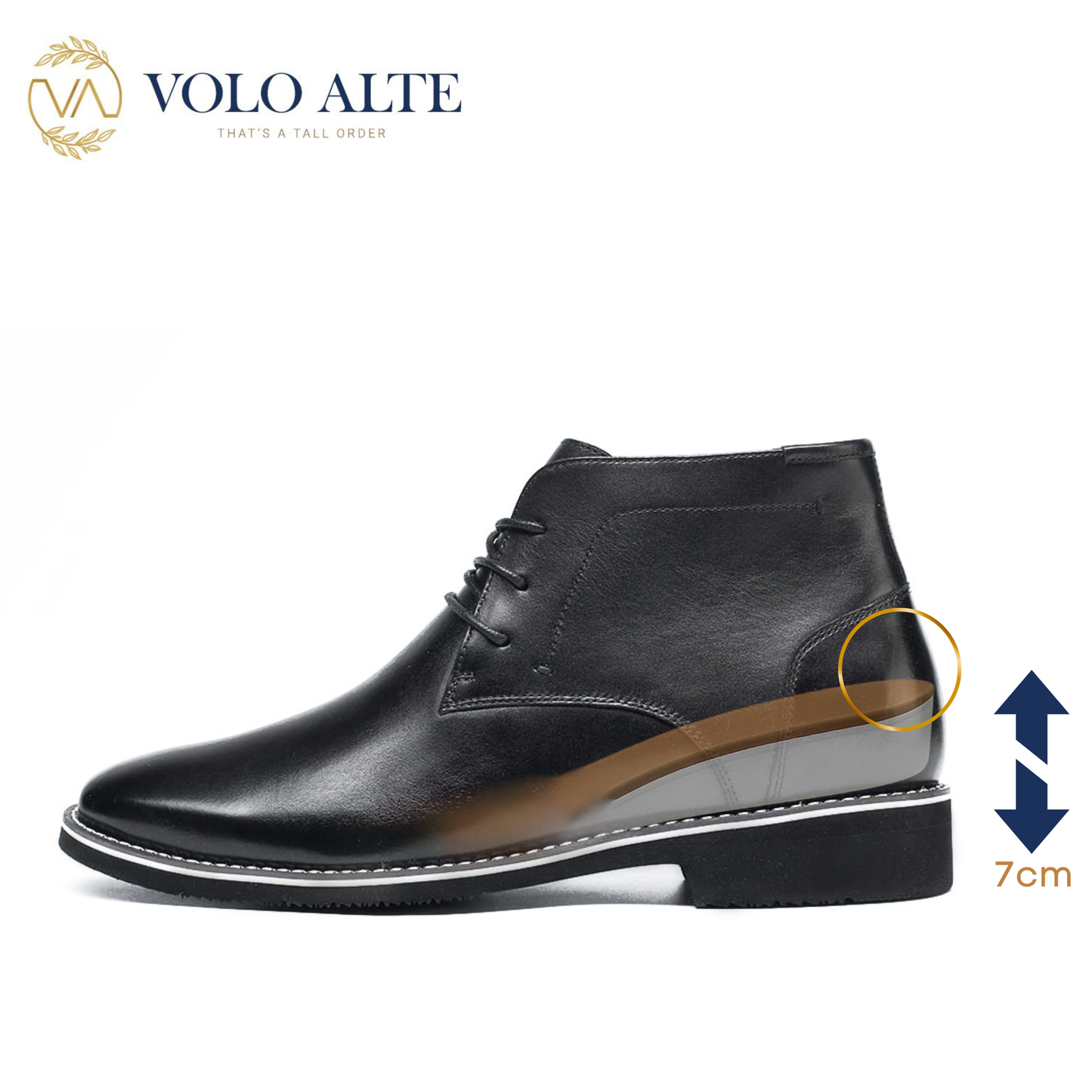 Volo Alte Giulia Height Boosting Chukka Boots