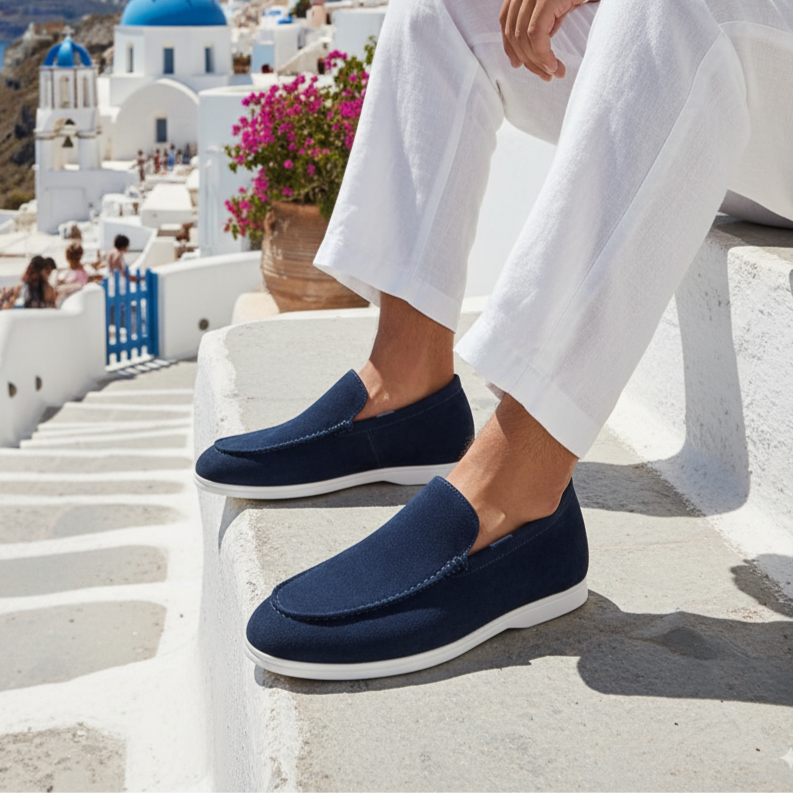 Volo Alte Santorini Blue Height Increasing Loafers